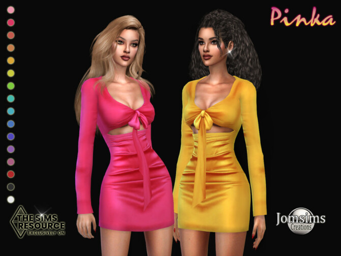 Pinka dress by jomsims at TSR