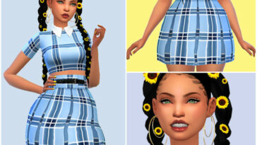 Plaid Set | Skirt by Saruin at TSR