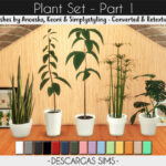 Plant Set Part 1 at Descargas Sims