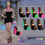 Platform Sandals Neonis by DanSimsFantasy at TSR