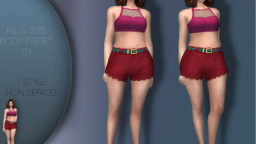 Plus Size Body Preset 03 by PlayersWonderland at TSR