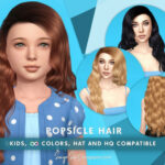 Popsicle Hair KIDS by SonyaSimsCC at TSR