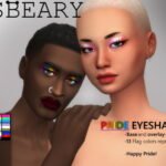 Pride Flag Eyeshadow by MsBeary at TSR