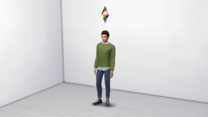 Pride Plumbob by SimMattically at Mod The Sims 4