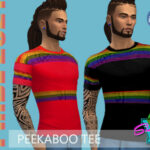 Pride21 Peekaboo Tee by SimmieV at TSR