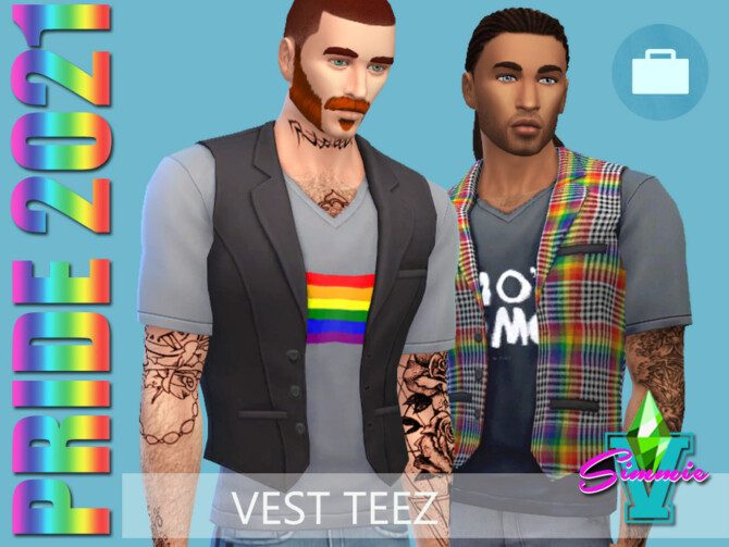 Pride21 Vested Teez by SimmieV at TSR