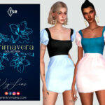 Primavera Collection – Dress III by Viy Sims at TSR