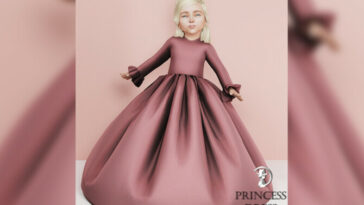 Princess Dress Premium 06 by turksimmer at TSR