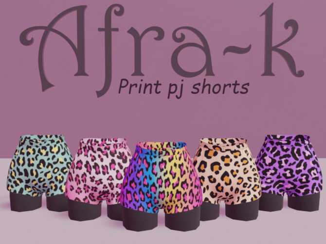 Print pj shorts by akaysims at TSR