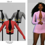 Priscilla suit jacket by akaysims at TSR