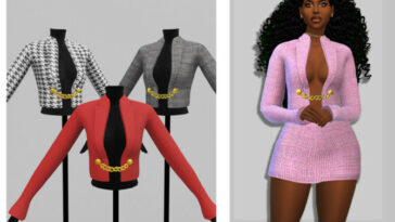 Priscilla suit jacket by akaysims at TSR