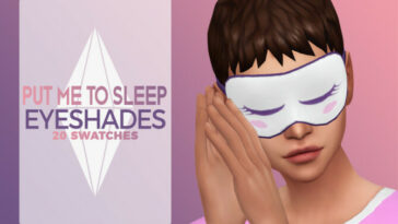 Put Me to Sleep Eyeshades by Nords at TSR