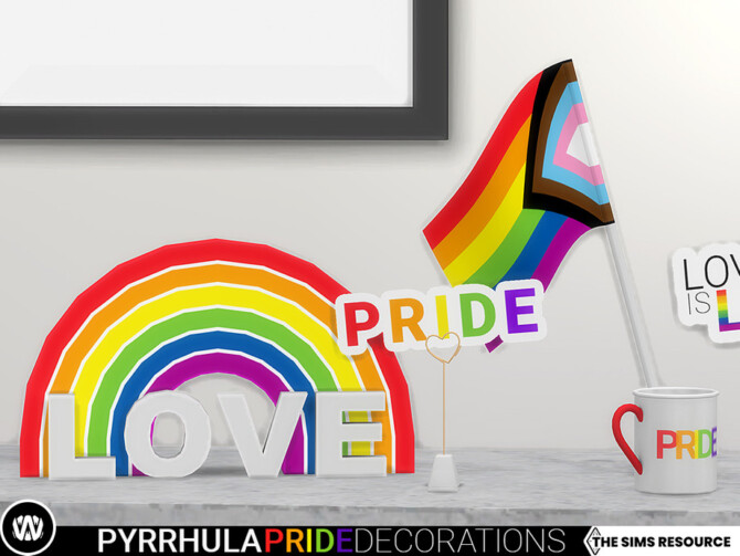 Pyrrhula Pride Decorations by wondymoon at TSR