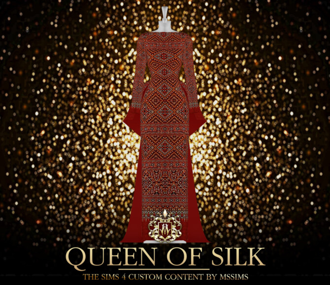 QUEEN OF SILK GOWN at MSSIMS