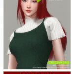 RED VELVET HAIRSTYLE at Obsidian Sims