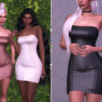 REYNA dress by Plumbobs n Fries at TSR