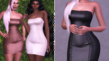 REYNA dress by Plumbobs n Fries at TSR