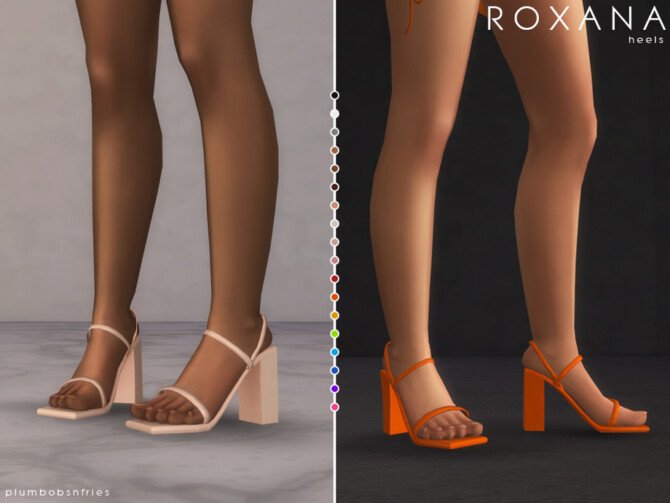 ROXANA heels by Plumbobs n Fries at TSR