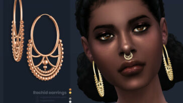 Rachid earrings by sugar owl at TSR