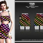 Rainbow SET-134 (SKIRT) BD486 by busra-tr at TSR