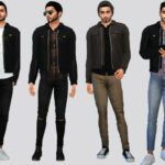 Rampardo Leather Jacket by McLayneSims at TSR