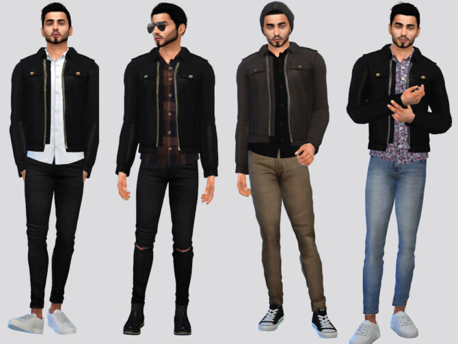 Rampardo Leather Jacket by McLayneSims at TSR