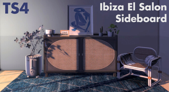 Recolors of Nikadema’s Ibiza El Salon Sideboard at Riekus13