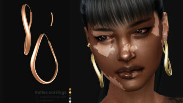 Reflex earrings by sugar owl at TSR