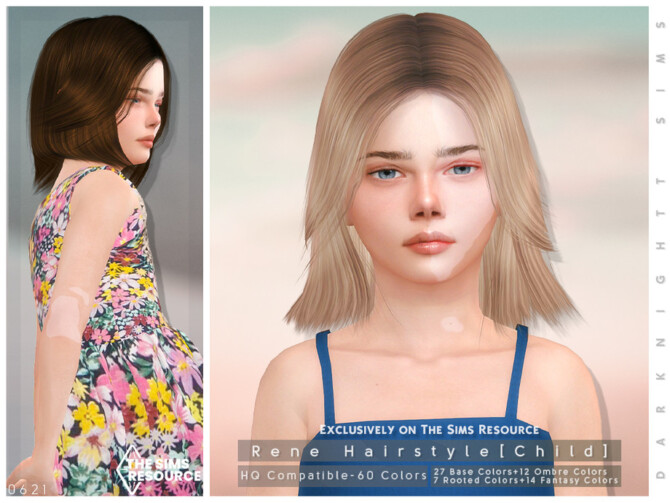 Rene Hairstyle [Child] by DarkNighTt at TSR