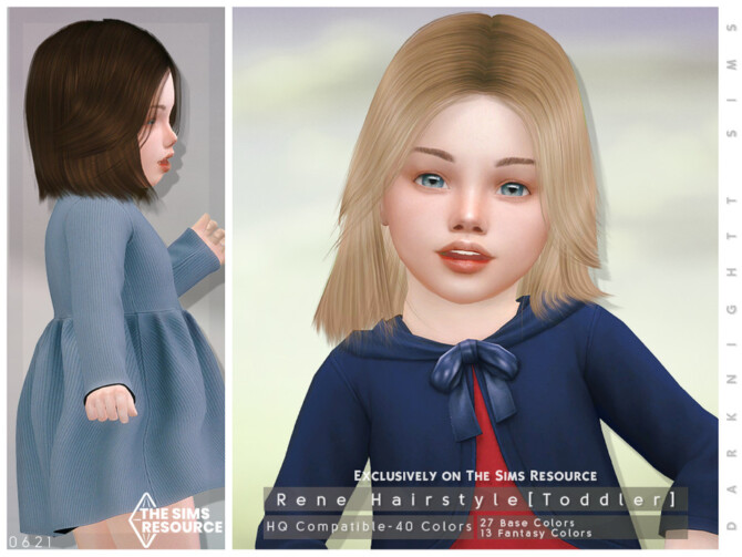 Rene Hairstyle Toddler by DarkNighTt at TSR