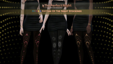 Rhythm Of The Night stockings by sugar owl at TSR