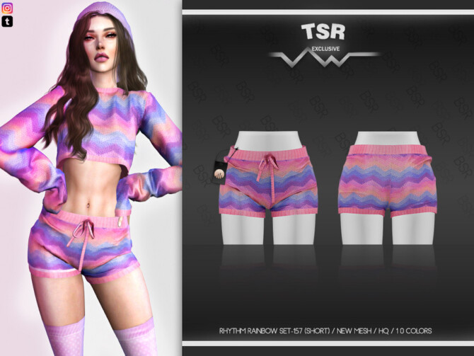 Rhytm Rainbow Set Short BD546 by busra-tr at TSR