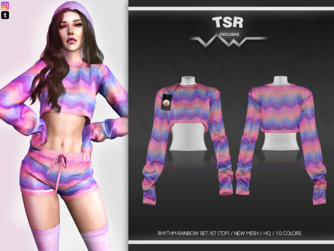 Rhytm Rainbow Set Top BD545 by busra-tr at TSR