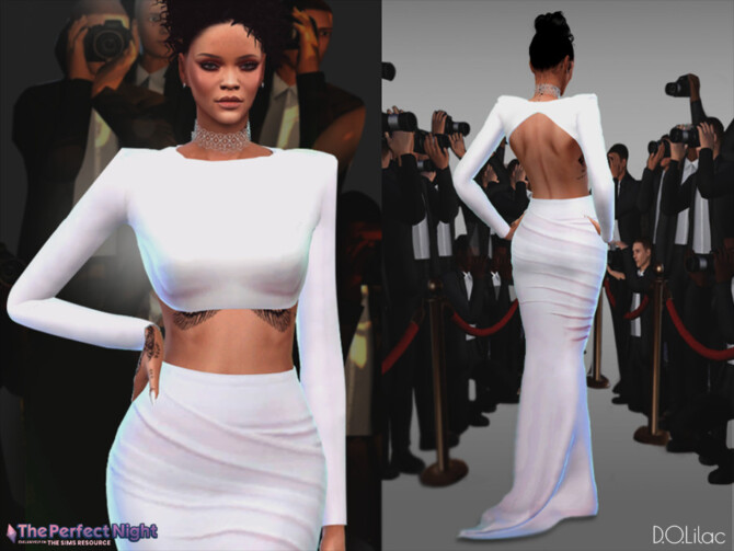 Rihanna Dress DO135 by D.O.Lilac at TSR