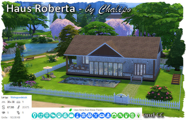 Roberta house by Chalipo at All 4 Sims