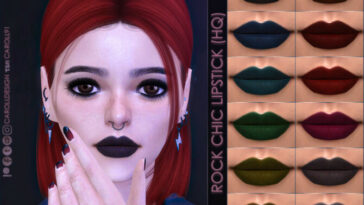 Rock Chic Lipstick by Caroll91 at TSR