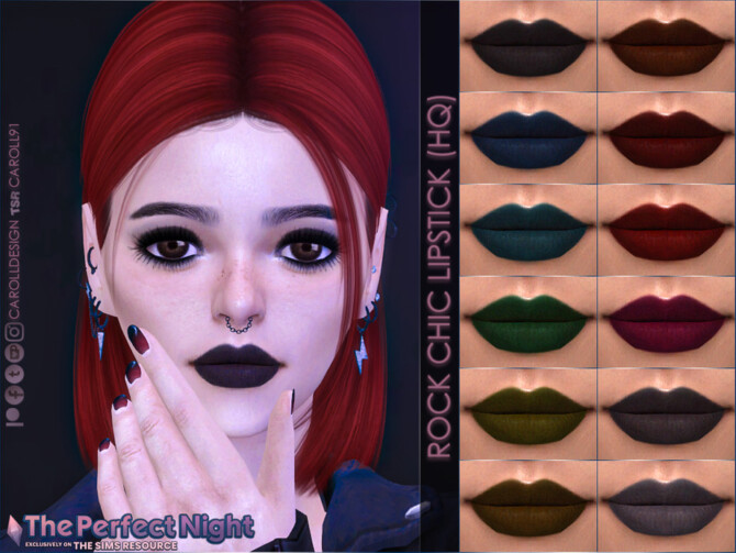 Rock Chic Lipstick by Caroll91 at TSR