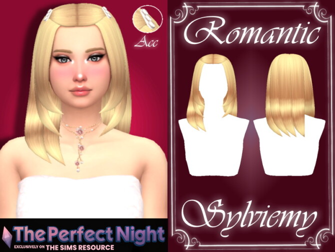 Romantic Hairstyle Set by Sylviemy at TSR