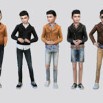 Romero Jacket Top Boys by McLayneSims at TSR