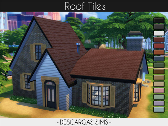 Roof Tiles at Descargas Sims