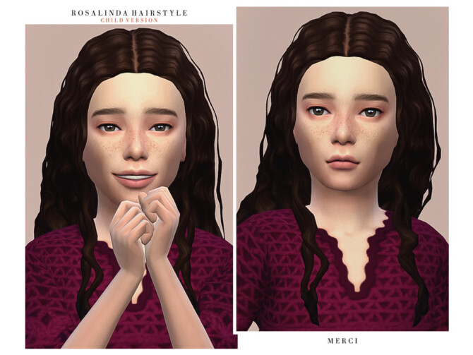 Rosalinda Hairstyle -Child- by -Merci- at TSR