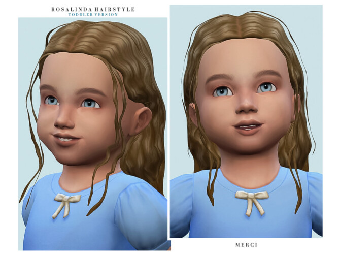 Rosalinda Hairstyle -Toddler- by -Merci- at TSR