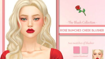 Rose Bunches Cheek Blusher by LadySimmer94 at TSR