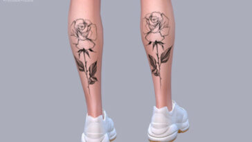 Rose n2 tattoo by ANGISSI at TSR