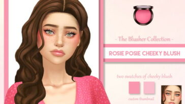 Rosie Posie Cheeky Blush by LadySimmer94 at TSR