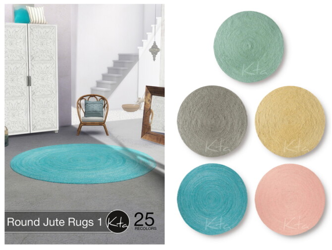 Round Jute Rugs 1 at Ktasims