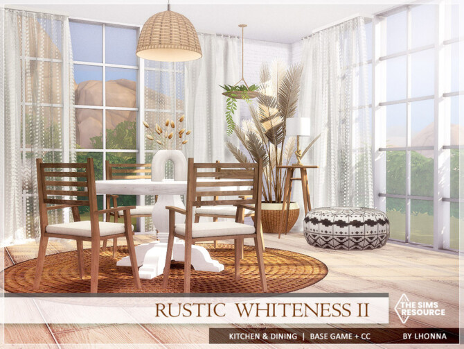 Rustic Whiteness II Kitchen & Dining by Lhonna at TSR