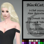 S-Club 202104 Hair Retexture by BlackCat27 at TSR