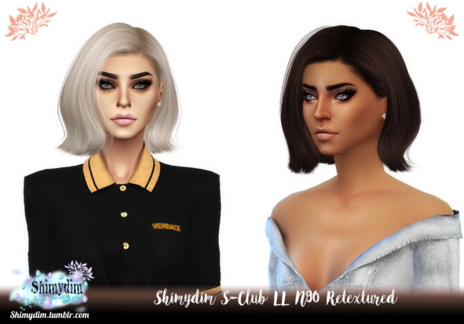 S-Club LL N90 Hair Retexture at Shimydim Sims