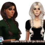 S-Club N100 Gia Hair Retexture at Shimydim Sims